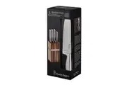 STANLEY ROGERS BANDED STRIP 5 PIECE KNIFE BLOCK SET