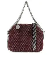 Stella Mccartney Falabella Mini Bag With Mesh And Crystals