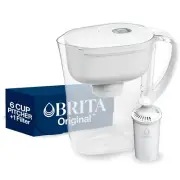 Brita Metro Water Filter Pitcher with SmartLight Change Indicator,...