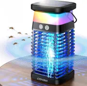Electric Bug Zapper 4200V Portable & Rechargeable Solar Bug Zapper Mosquito Zapp