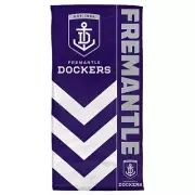 Fremantle Dockers Freo AFL BeachBath Gym Towel Man Cave Fathers Christmas Gift