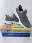 NIB WOMEN'S SKECHERS 149709/GRY ULTRA FLEX 3.0 SMOOTH STEP SLIP-ON SHOES Sz 8.5