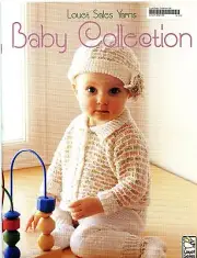 Louet Sales Yarns Baby Collection Knitting & Crochet Pattern Book - Baby NB-24mo