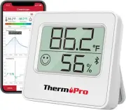 Thermopro TP357 Digital Hygrometer Indoor Thermometer, 260FT Bluetooth Humidity