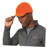 Men's Fleece Hat Baseball Cap - Drop Down Ear Warmer One Size Hunter Orange