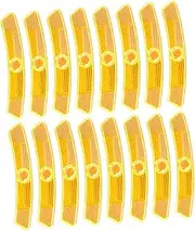 Kisangel Bicycle Wheel Rim Reflective Strips 16 Pcs Spoke Light Reflectors for Bikes Rear Front Warning Strips Night Riding Safety