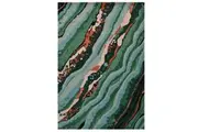 Modern Designer Wool & Viscose Rug-Textures 6401-Multi-110x160cm