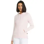 Puma Essentials+ Embroidery Fleece Hoodie Womens