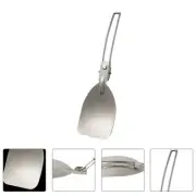 Grill Pan Cook Folding Spatula Time-saving Cooking Tool Travel