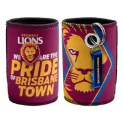 Brisbane Lions AFL Bottle Opener Keyring and Beer Can Bottle Cooler Stubby Holder