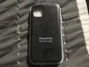 Apple iPhone 11 Pro silicone case new open box MWYN2ZM/A new blk