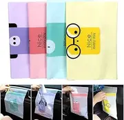 60PCS Easy Stick-On Disposable Car Trash Bag， Leakproof Vomit Bag, Beautiful Kitchen Storage Bag, Durable, Suitable for Cars, Kitchens, Bedrooms, Study Rooms, Travel, Camping, Office Spaces
