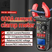 ANENG PN128 Clamp Meter AC/DC Voltage Current backlit NCV Auto Range Multimeter
