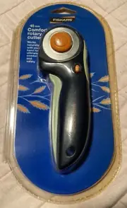 FRISKARS 45mm COMFORT GRIP ROTARY CUTTER …NEW IN UNOPENED PACKAGE