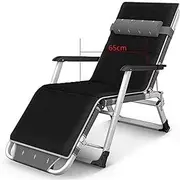 Sun Lounger Patio Folding Beach G Camping Fishing Recliner Chair, Adjustable, Detachable Headrest, Pool/Outdoor Recliner, Supporting 400 kg,B