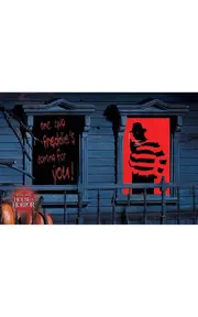 Freddy Krueger Window Silhouettes Decal Decoration