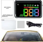 Car Hud,Car Speedometer Windshield Projector Display Heads up - Automotive Accessories, Mph Speed Meter Multifunction for Vehicles