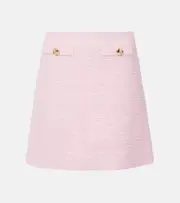 [Giambattista Valli] Giambattista Valli Tweed miniskirt AU 12 pink