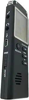 DOITOOL 8Gb Professional Digital Audio Recorder with Built in Microphone Display Repeat Function and Music Playback Portable Design for Easy Carrying
