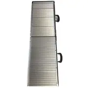 YES4PETS 152 cm Portable Foldable Aluminium Folding Pet Dog Car Van Climb Non Slip Surface Ramp