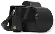 MegaGear Ever Ready Leather Camera Case Compatible with Olympus OM-D E-M10 Mark II, E-M10 (14-42mm)