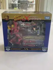 TRANSFORMERS STREET FIGHTER II 30TH ANNIV HOT RODIMUS VS ARCEE 2005 MINT SEALED
