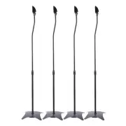 Set Of 4 Universal Surround Sound Adjustable Height Speaker Stand Bracket #8#