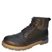 Toms Mens Ashland Waterproof Waxy Leather Rugged Boots MSRP 159.95 New