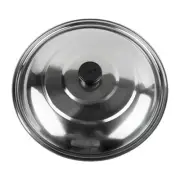 30cm Lid Silver Spare Parts Stainless Steel Wok Cover Accessories Cooker