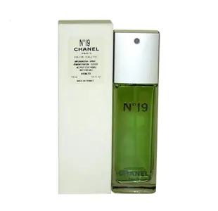 CHANEL No.19 香奈兒 19號女性淡香水100ml tester/1瓶