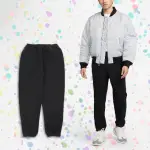 【NIKE 耐吉】長褲 AIR PANTS 男款 黑 寬版 棉褲 抽繩 縮口(DV9846-010)