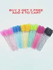 Mascara Wands Eyelash Brushes Lash Disposable Extension Applicator Spoolie Kit