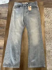 Levis 527 Boot Cut Regular Fit Jeans Size 16 Regular 28x28