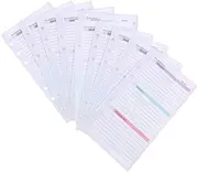 DOITOOL 54 Sheets Refillable Weekly Planner Notepad for Efficient Weekly Planning Flexible Refill Pages Organized System for Work School and Home Desk Accessories