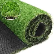 Weidear Artificial Turf Grass 4 ft x 6 ft, Realistic Fake Grass Rug with Drainage Holes, 20MM Indoor Outdoor Lawn Grass Landscape for Backyard Patio, Synthetic Grass Mat for Dogs Pets, Customized
