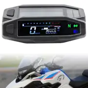 Mini Motorcycle Speedometer Digital Speed Meter LED Tachometer Dashboard Display
