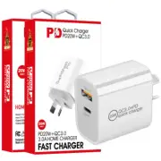 20W QC3.0PD USB Fast Charger Type C Power Plug Galaxy A12 A22 A32 A52s A72 4G 5G