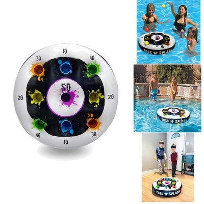 Versatile 27'' Toss 'N' Splash Inflatable Game - Perfect for Pool, Lawn & Deck!