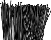 Bicycle Parts Replace Spokes, 10 Pcs 2.0mm Pack straightened Flat Spokes Road Mountain Bike Stainless Steel Spokes(Straight Head 263mm)