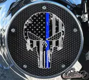 HARLEY DAVIDSON 2019+ SOFTAIL DERBY CLUTCH PRIMARY COVER THIN BLUE LINE