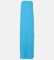 [Christopher Esber] Christopher Esber Silk bustier dress AU 14 blue
