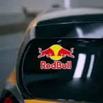 RED BULL 贊助商紅牛貼紙摩托車汽車頭盔裝飾品反光貼紙覆蓋划痕貼花