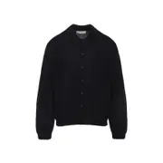 [Our Legacy] Our Legacy-Black Evening Alpaca Polo-Uomo 50 IT