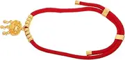 WEKAMOS Red Rope Pet Collar with Handmade Jewelry for Dogs and Cats Bell Included for Festive Occasions Small