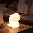 US Dinosaur Shape Silicone Night Lamp USB Charging LED Sleeping Night Light 7 US