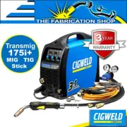 Transmig 175i+ Cigweld MIG TIG Stick Welder MMA Inverter Multi Process W1005185