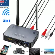 NFC Wireless Bluetooth 5.1 Audio Transmitter Receiver HiFi Music Adapter AUX RCA