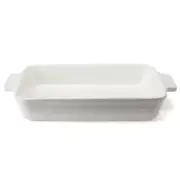NEW Chasseur La Cuisson Rect. Baking Dish Large Antique Cream