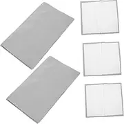 [NIYANGLE] 5pcs Double Layered Jewelry Cleaning Cloths Gold Silver Polishing Wiping Cloths for Delicate Lint Portable for Home Travel Cleaning