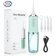 Oral Irrigator Portable Dental Water Flosser USB Rechargeable Water Jet Floss To